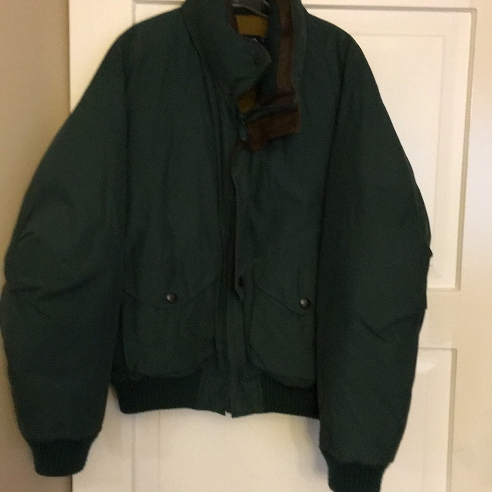 Green bomber jacket by nautica